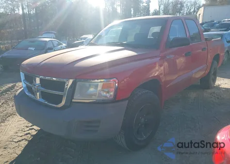 2008 Dodge Dakota Sxt/Bighorn/Lonestar из США, поврежденный, VIN 1D7HE38K08S561851